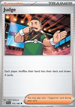 Judge Pokemon card from Scarlet Violet