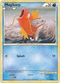 Magikarp (#12) Pokemon card from HGSS Trainer Kit: Gyarados & Raichu