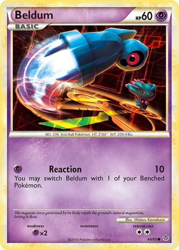 Beldum Pokemon card from Unleashed