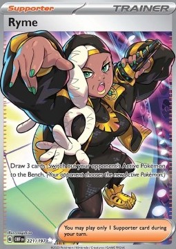 Ryme Pokemon card from Obsidian Flames