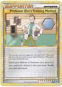 Professor Elm's Training Method Pokemon card from HGSS Trainer Kit: Gyarados & Raichu