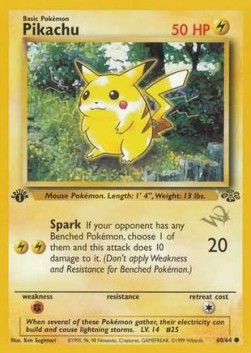Pikachu (WPR JU 60) "W" Promos