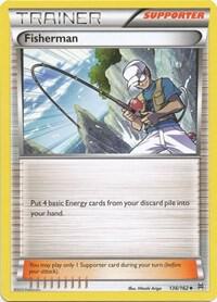 Fisherman Pokemon card from XY - BREAKthrough