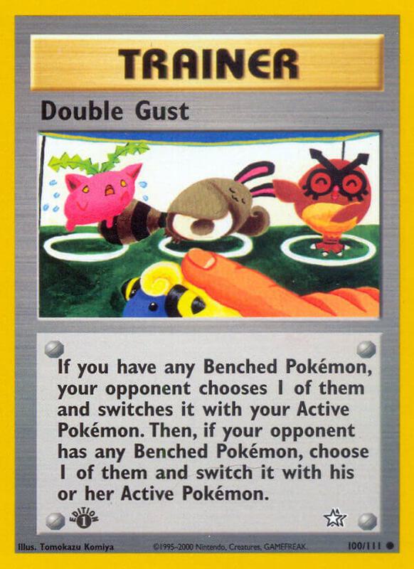 Double Gust Pokemon card from Neo Genesis
