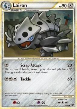 Lairon Pokemon card from Undaunted