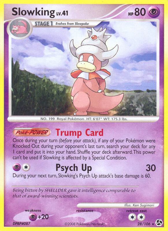 Slowking Pokemon card from Great Encounters