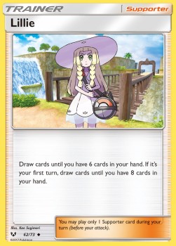 Lillie Pokemon card from Shining Legends
