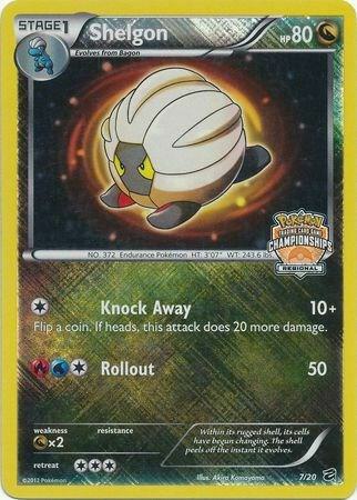 Shelgon Pokemon card from League & Championship Cards