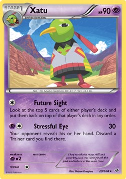 Xatu Pokemon card from Roaring Skies