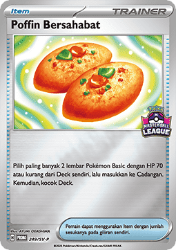 Buddy-Buddy Poffin (SV-P/ID 249) Scarlet & Violet Indonesian Promos ID