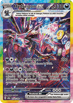 Hydreigon ex Pokemon card from Stellar Lightning