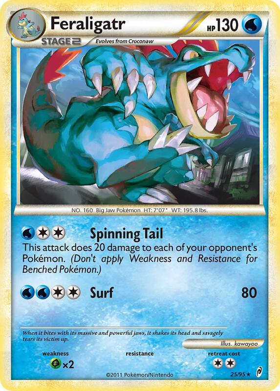 Feraligatr Pokemon card from Call of Legends