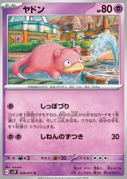 Slowpoke Pokemon card from Snow Hazard