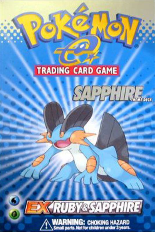 EX Ruby & Sapphire Theme Deck - "Sapphire" [Swampert] Pokemon card from Team Magma vs Team Aqua