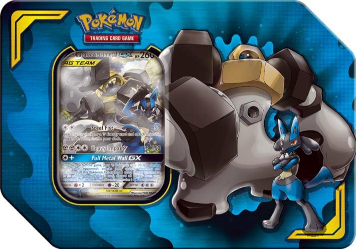 Power Partnership Tin [Lucario & Melmetal GX] Pokemon card from SM - Unified Minds