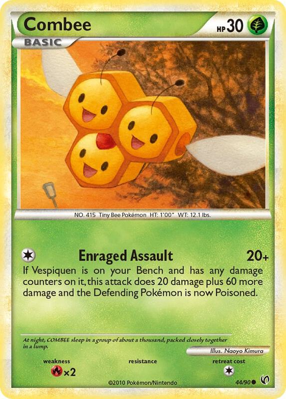 Combee Pokemon card from Undaunted