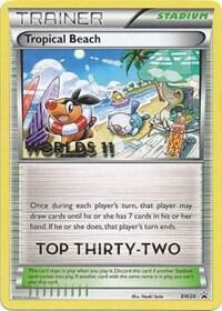 Tropical Beach - BW28 (Worlds 11) [Top 32] Pokemon card from Black and White Promos