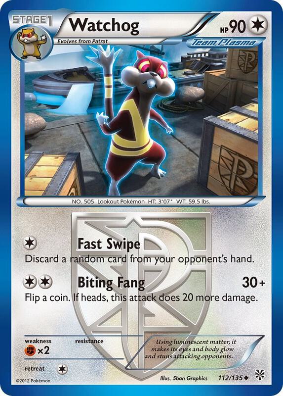 Watchog (Team Plasma) (112) Pokemon card from Plasma Storm