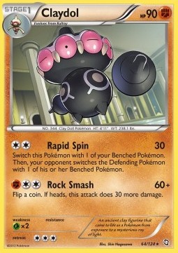 Claydol Pokemon card from Dragons Exalted