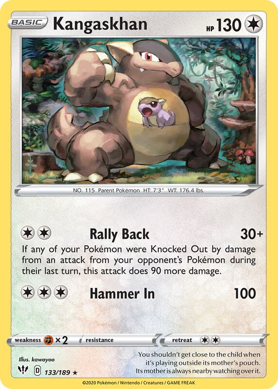 Kangaskhan Pokemon card from Deck Exclusives