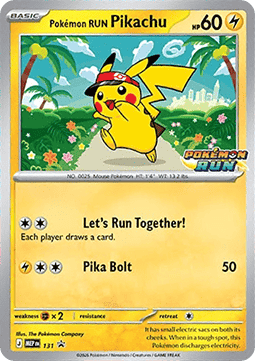 Pokémon RUN Pikachu