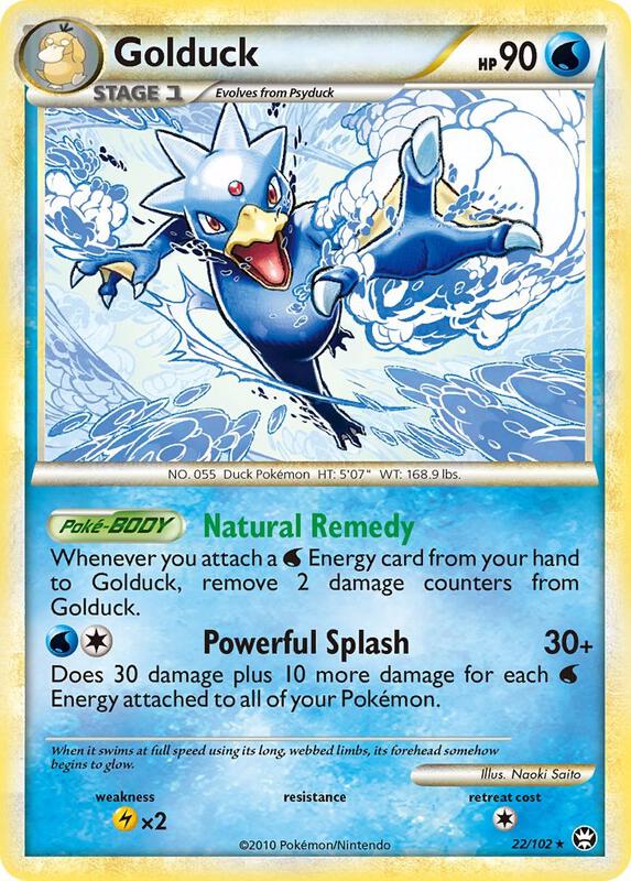 Golduck Pokemon card from Triumphant