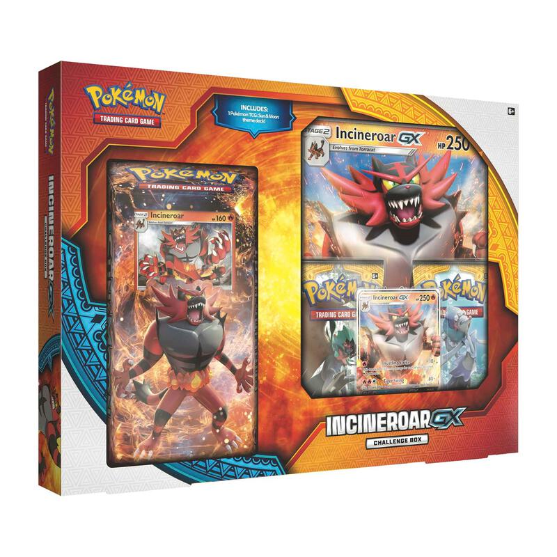 Incineroar GX Challenge Box Pokemon card from SM Base Set