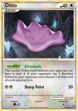 Ditto Pokemon card from Triumphant