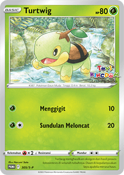 Turtwig (S-P/ID 305) Sword & Shield Indonesian Promos ID