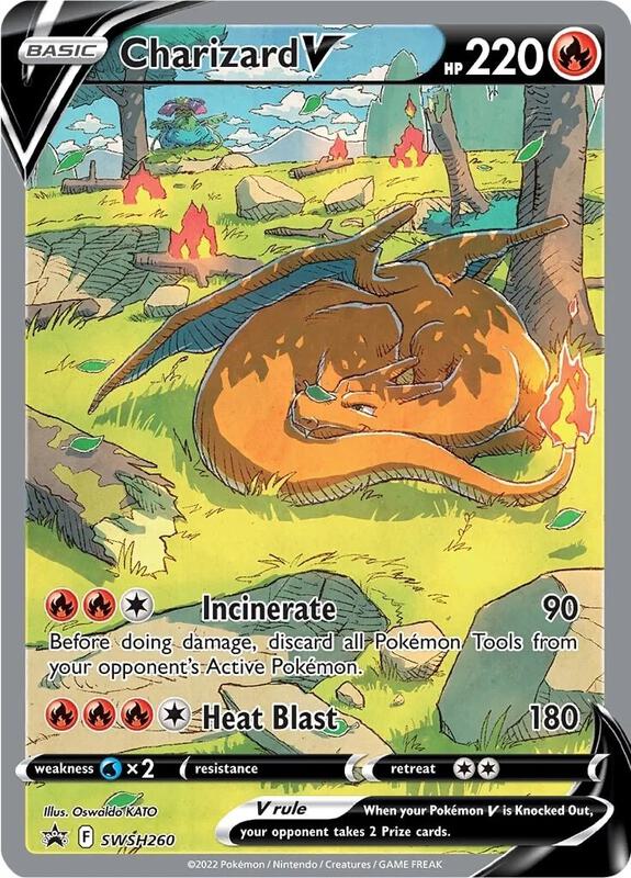 Charizard V - SWSH260 Pokemon card from SWSH: Sword & Shield Promo Cards