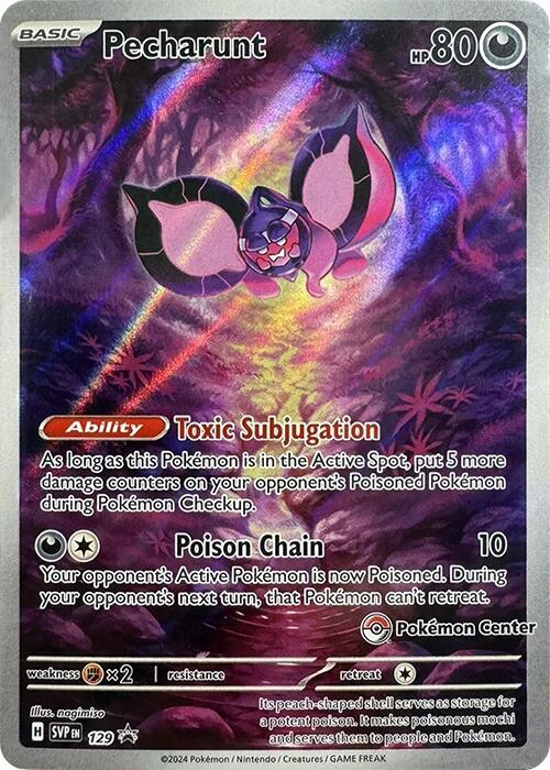 Pecharunt - 129 (Pokemon Center Exclusive) Pokemon card from SV: