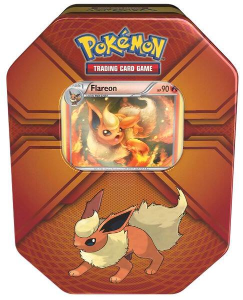 Triple Effect Tin [Flareon] Pokemon card from SM - Guardians Rising