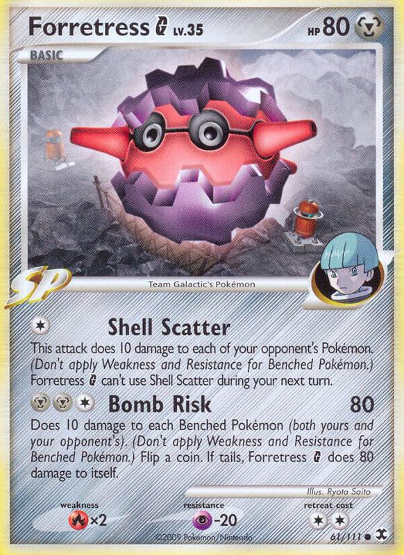 Forretress G Pokemon card from Rising Rivals