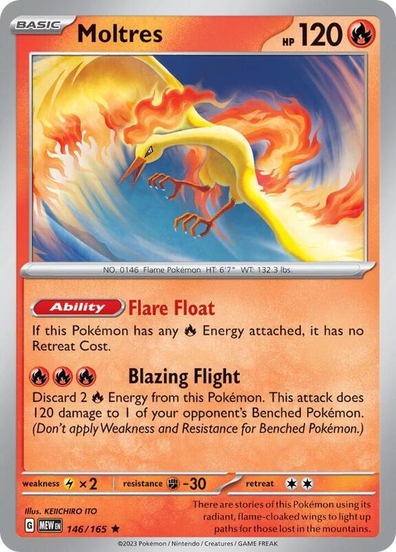 Moltres Pokemon card from Deck Exclusives