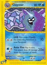 Cloyster (42) Pokemon card from Expedition