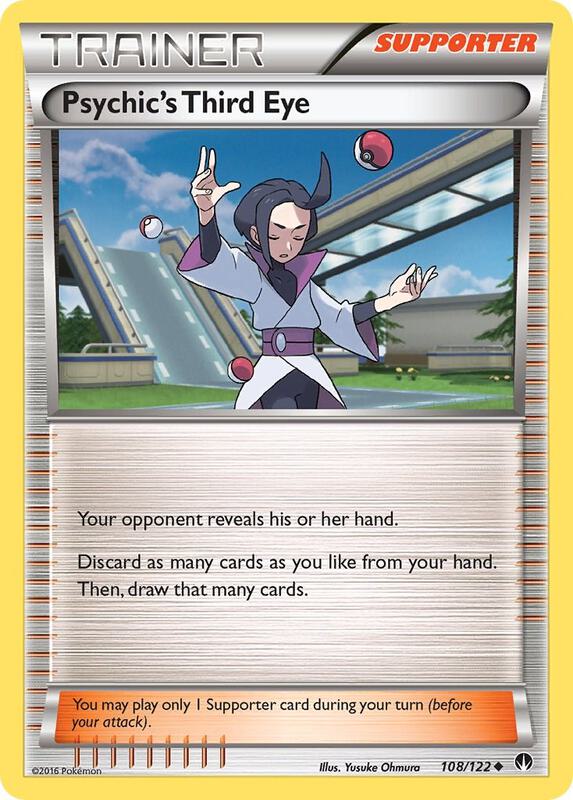 Psychic's Third Eye Pokemon card from XY - BREAKpoint