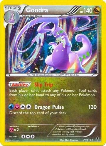 Goodra Pokemon card from Blister Exclusives