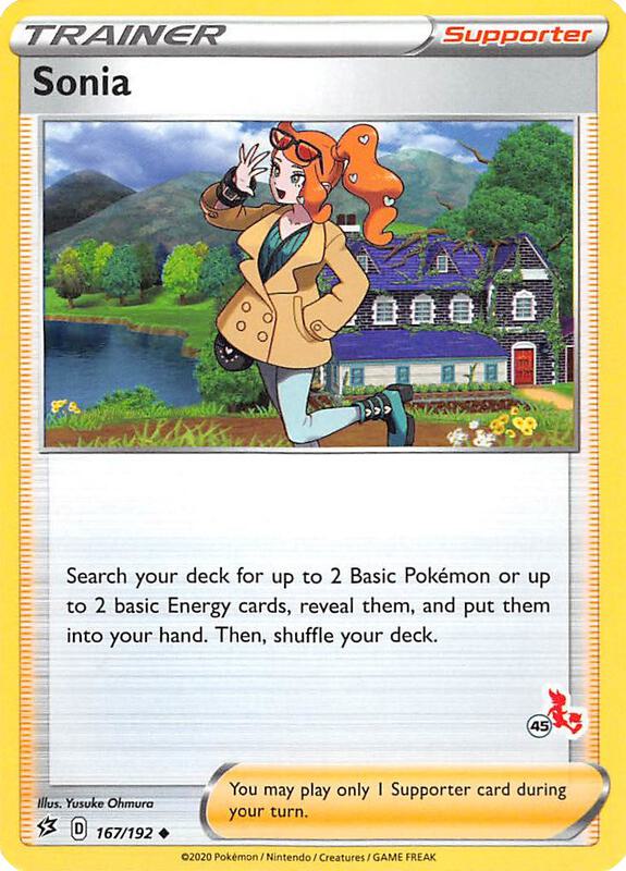 Sonia Pokemon card from Battle Academy 2022