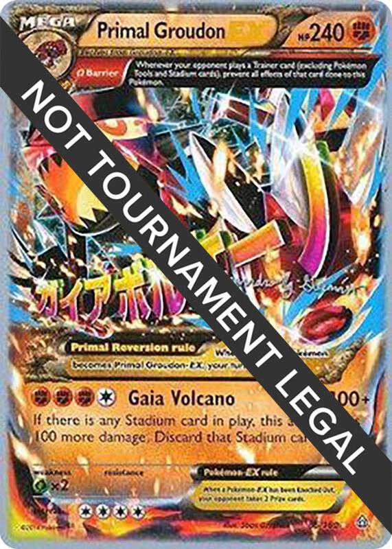 Primal Groudon EX - 2015 (Alejandro Ng-Guzman) Pokemon card from World Championship Decks