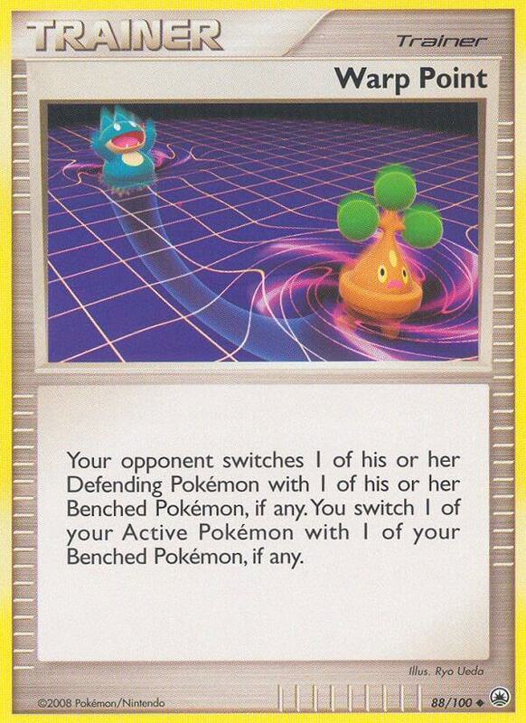 Warp Point Pokemon card from Majestic Dawn