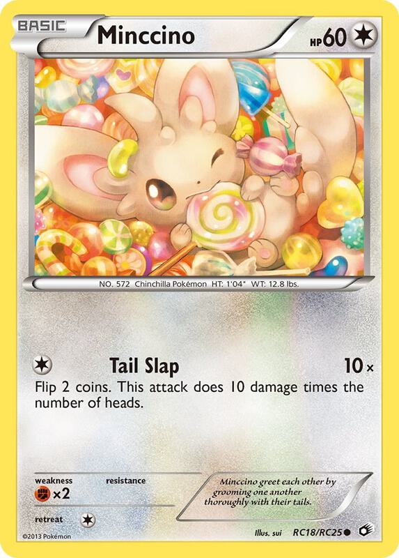 Minccino Pokemon card from Legendary Treasures: Radiant Collection