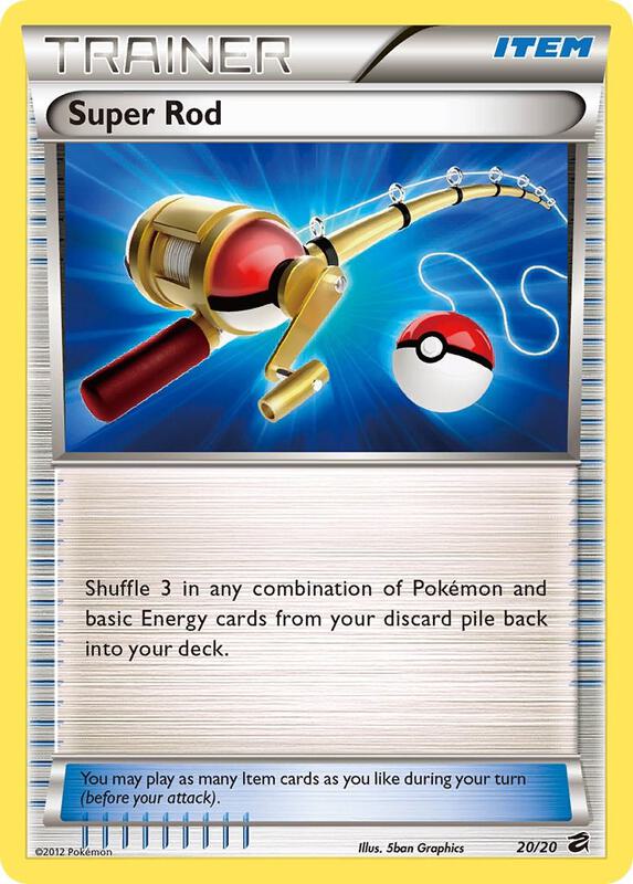 Super Rod Pokemon card from Dragon Vault
