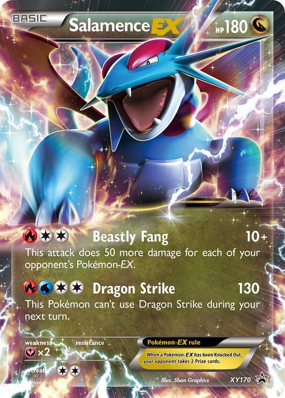 Salamence EX - XY170 Pokemon card from XY Promos