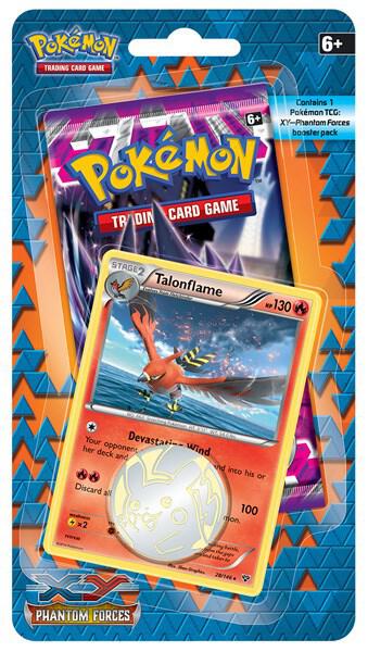 Phantom Forces Single Pack Blister [Talonflame] Pokemon card from XY - Phantom Forces