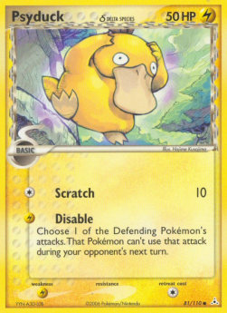 Psyduck δ Delta Species (Holo) Pokemon card from EX Holon Phantoms