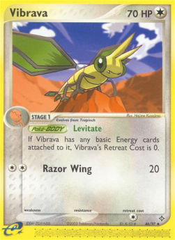 Vibrava (Holo) Pokemon card from EX Dragon