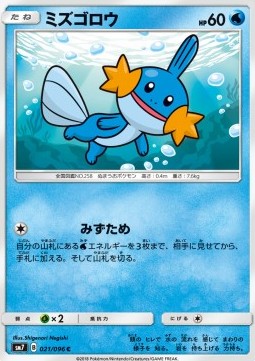 Mudkip Pokemon card from Sky Splitting Charisma