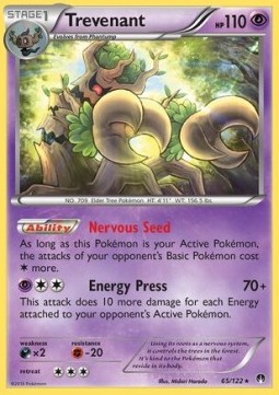 Trevenant Pokemon card from BREAKpoint