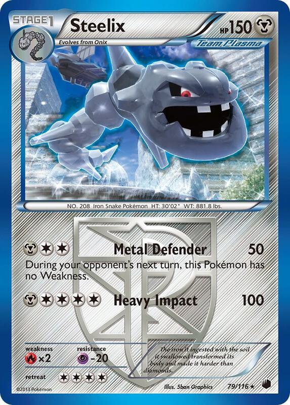 Steelix (Team Plasma) Pokemon card from Plasma Freeze