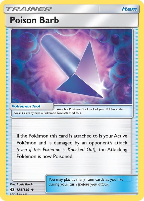 Poison Barb Pokemon card from SM Base Set